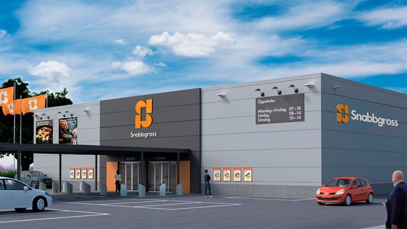 Snabbgross-anläggning i Lillänge Köpcentrum, Östersund
